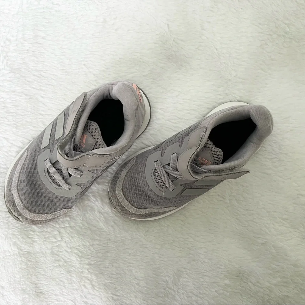 Adidas Duramo Toddler Girls Shoes - Size 9 - Color Grey - Picture 14 of 16